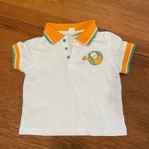 Officially licensed Garfield polo. Boys 3T.